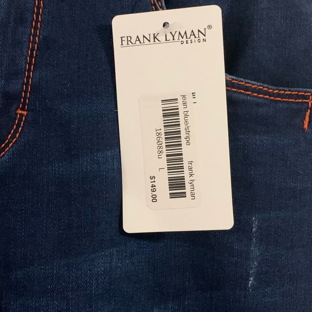 NWT Frank Lyman Skinny Jeans Distressed Look - Picture 3 of 11